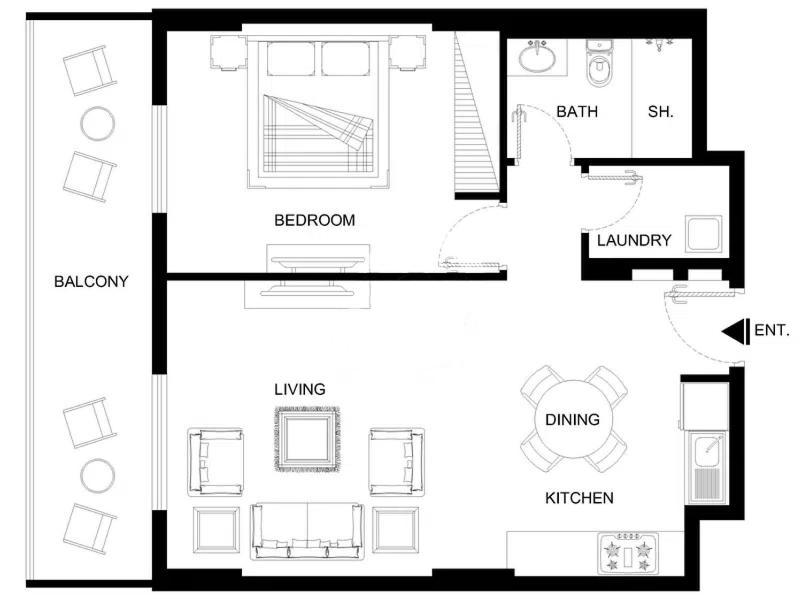 Lux - The La Mer Sea View Suite 3 Dubai Bagian luar foto