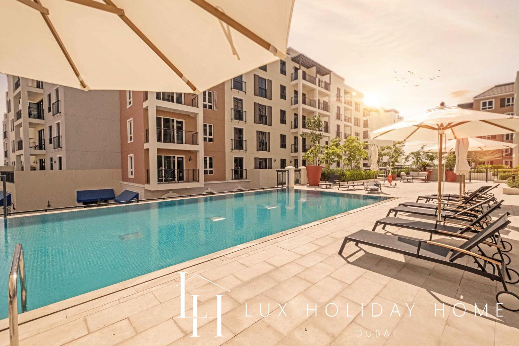 Lux - The La Mer Sea View Suite 3 Dubai Bagian luar foto